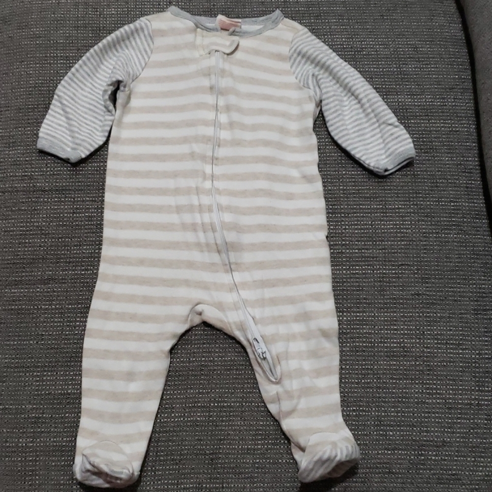 Striped sleeper outfit
